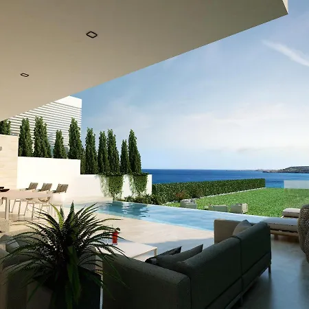 Sea-View Beach Villa Polymia At Periyiali Konnos Resort Villa